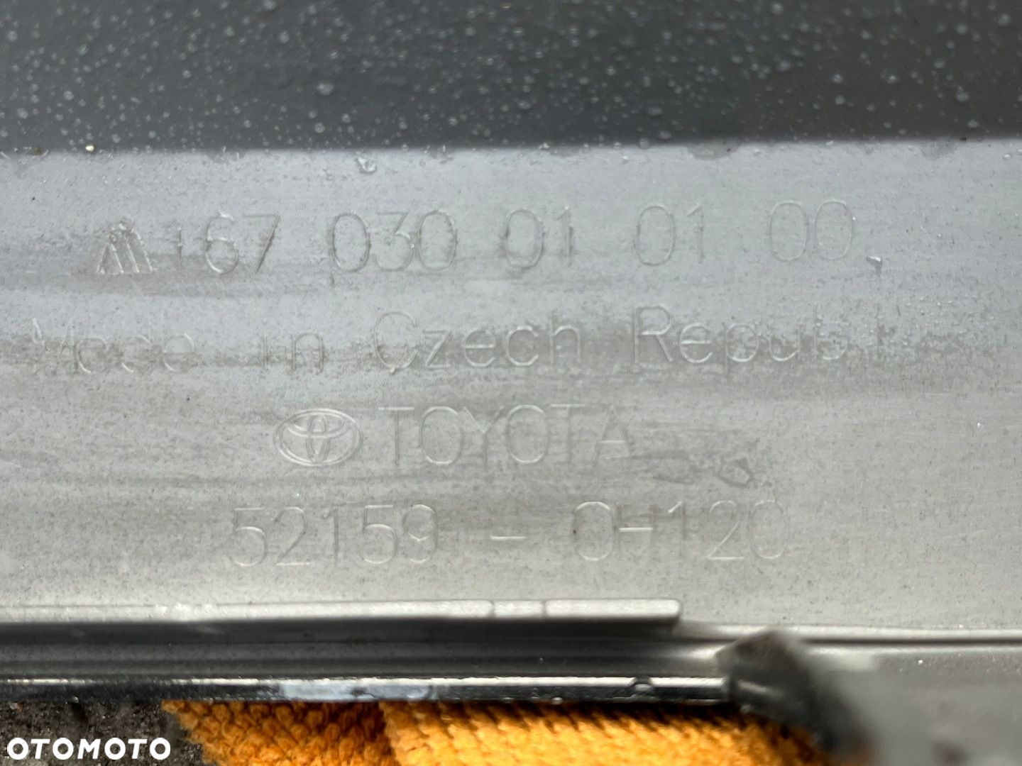 Zderzak tylny TOYOTA AYGO X ładny odblask - 5