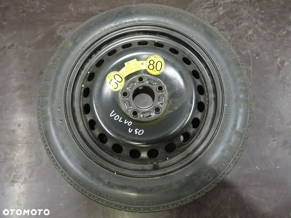 VOLVO V50 2.0D KOMBI KOŁO DOJAZDOWE 125/85 - 1