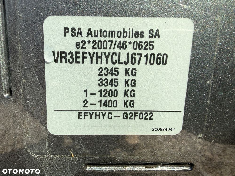 Peugeot PARTNER/Klima/PDC przód i tył/Nawigacja/Tempomat/Sensor świateł/Regał/ 230V gniazdko/import niemcy - 33