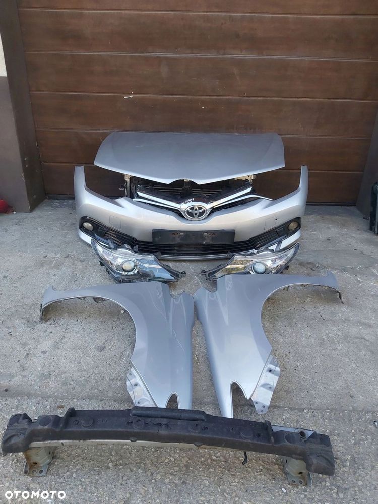 Toyota Auris II LIFT zderzak maska przód błotnik chłodnica pas przedni - 2