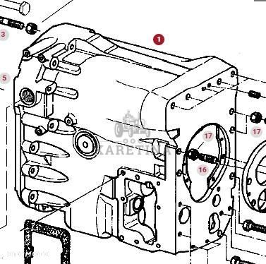 Fendt Favorit 514 Obudowa Skrzyni Biegów CZĘŚCI 514100051023 - 1