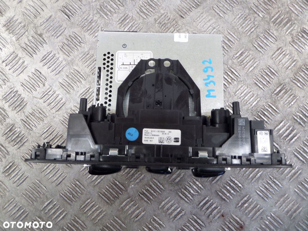 radio panel klimy vw up 1s0035156h - 2