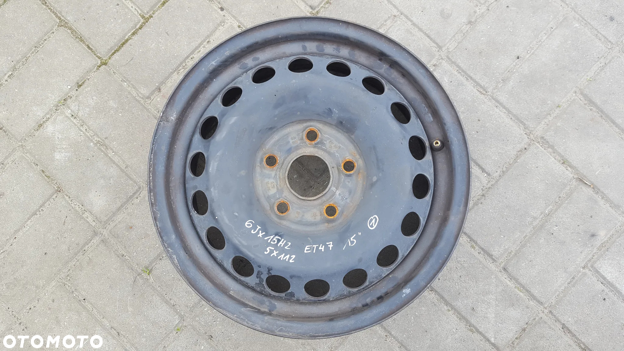 FELGI 5X112 6Jx15" ET47 VW SEAT SKODA AUDI 2SZT - 2
