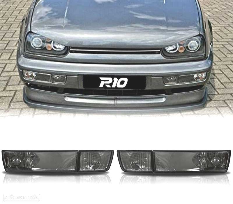PISCAS VOLKSWAGEN VW GOLF 3 VENTO 92-98 CROMADO FUMADO - 1