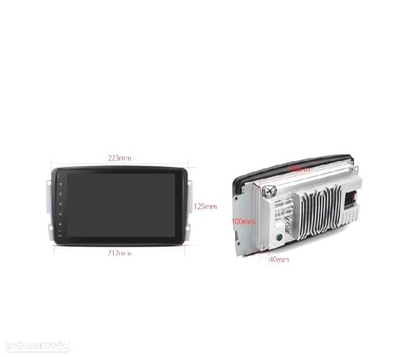 AUTO RÁDIO GPS ANDROID 13 PARA MERCEDES W168 C W203 CLK W209 G W463 VITO VIANO W639 - 3