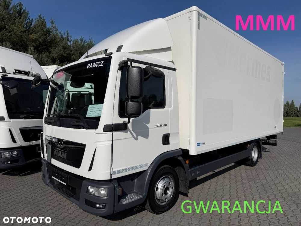 MAN 10x TGL 8.190  DMC 8800 KG NAVI KAMERA KONTENER KONTRAKT SERWIS MAN DE
