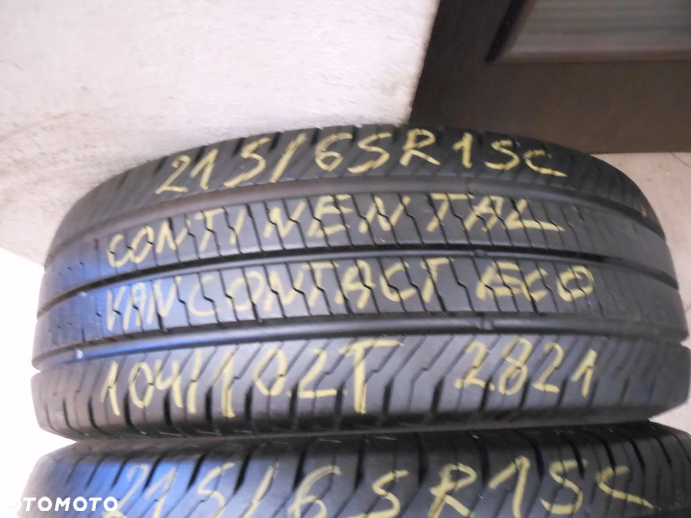 Opony 215/65r15c continental van contact eco 8,5mm lato para - 2