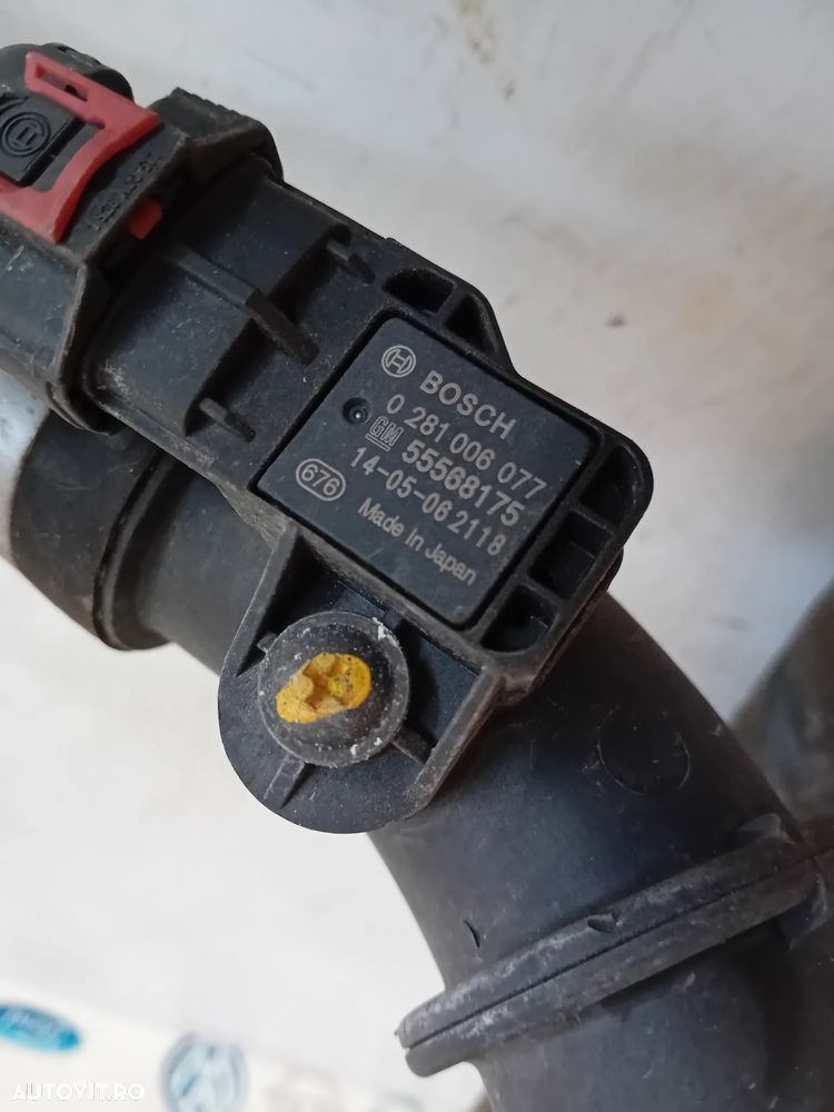 Furtun Conducta Intercooler Senzor Presiune Gaze Opel Mokka 1.4 Turbo Benzina 2012-2016 - 5