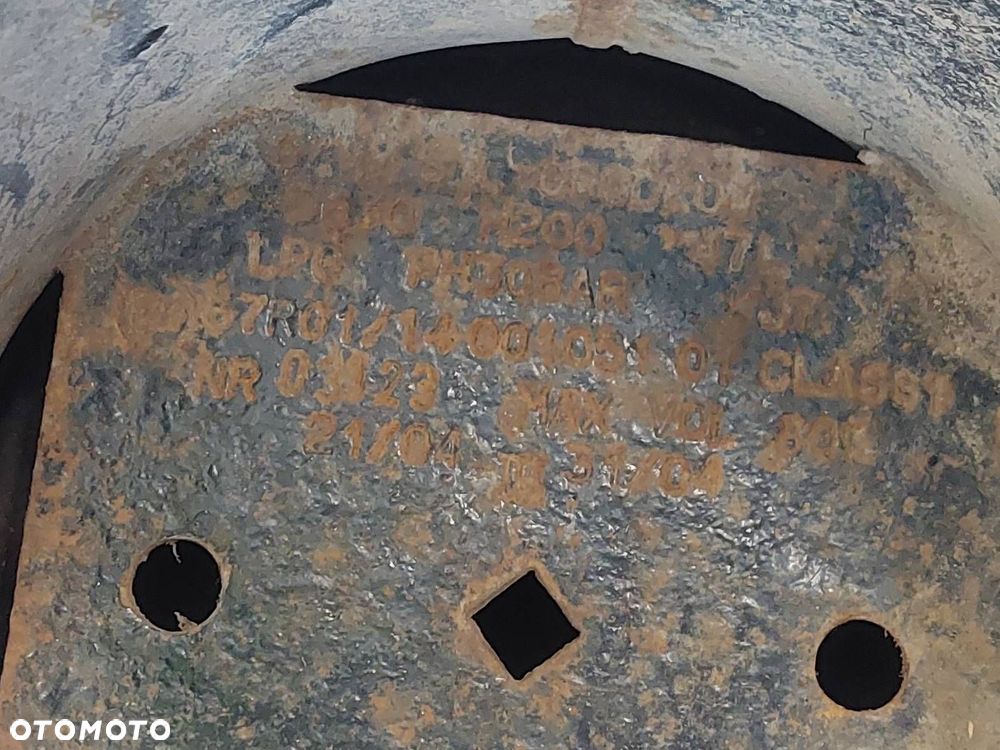 BUTLA GAZOWA LPG 47L 2031R PODWIESZANA DUPLIKAT CZYTAJ OPIS - 3