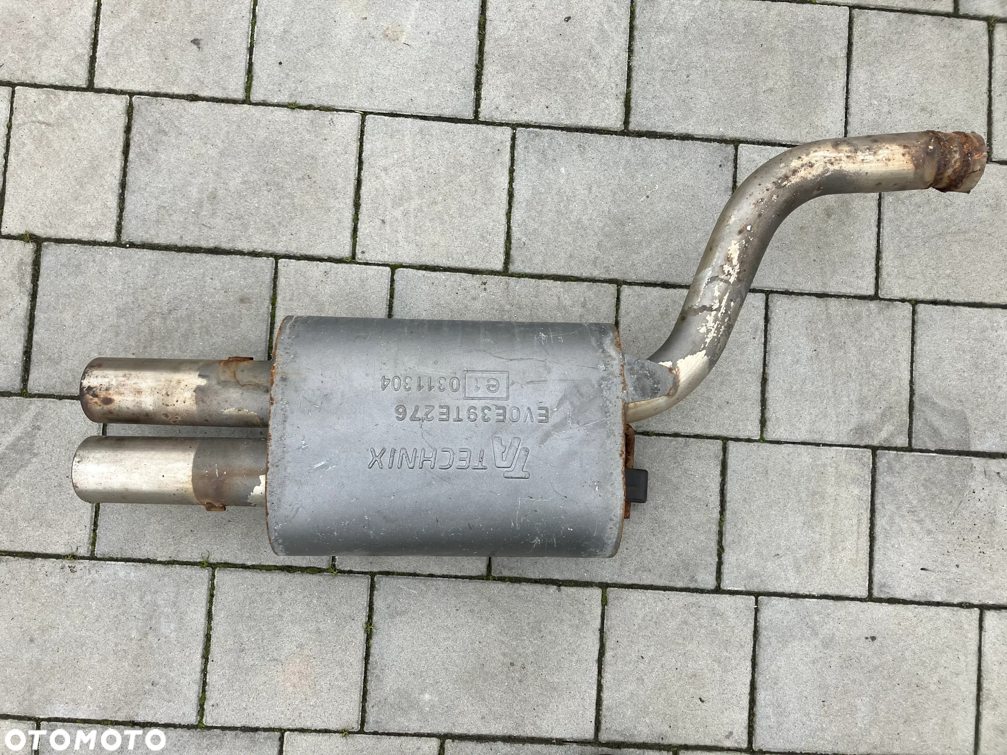 TŁUMIK SPORTOWY BMW E39 TA-TECHNIX EVO E39 TE276 TOURING KOMBI WYDECH EVOE39TE276 KOŃCÓWKA WYDECHU M52 M52TU M54 6 CYLINDRÓW - 2