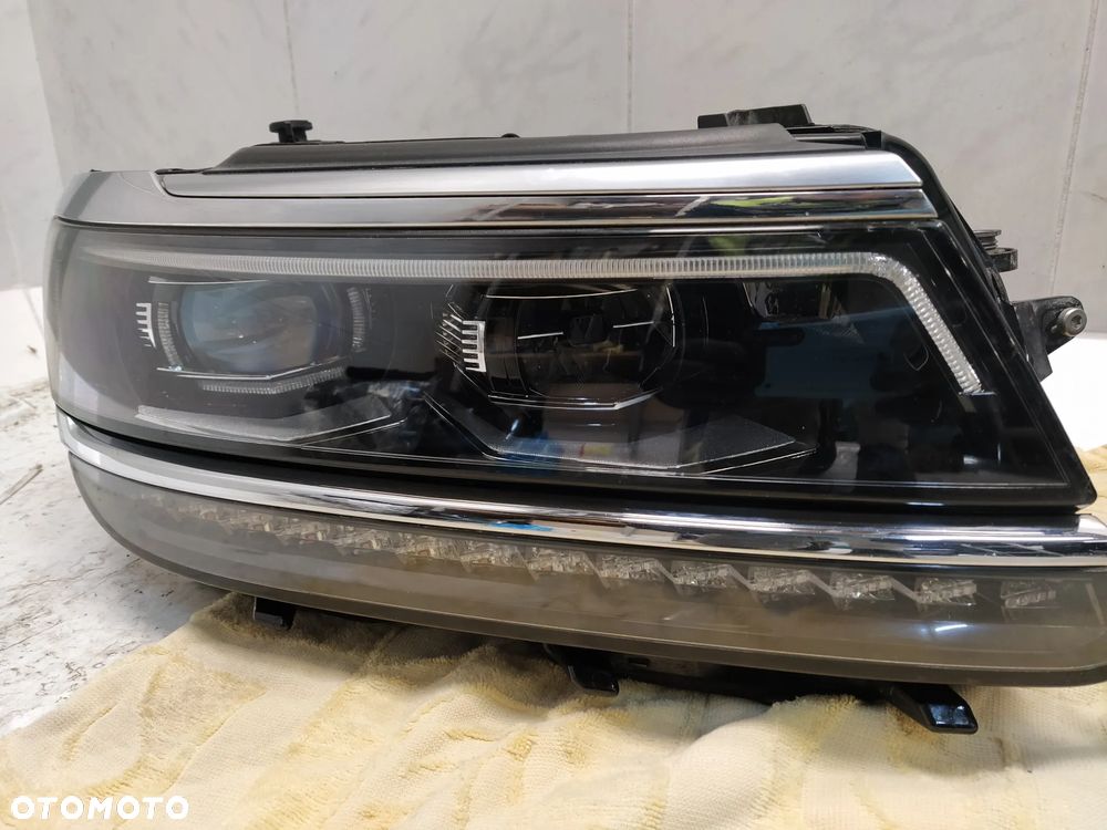 VW TIGUAN II 2 REFLEKTOR LAMPA LAMPY PRZÓD PRZEDNIE LEWA PRAWA FULL LED PRZETWORNICE KOMPLETNA ORYGINAŁ - 3