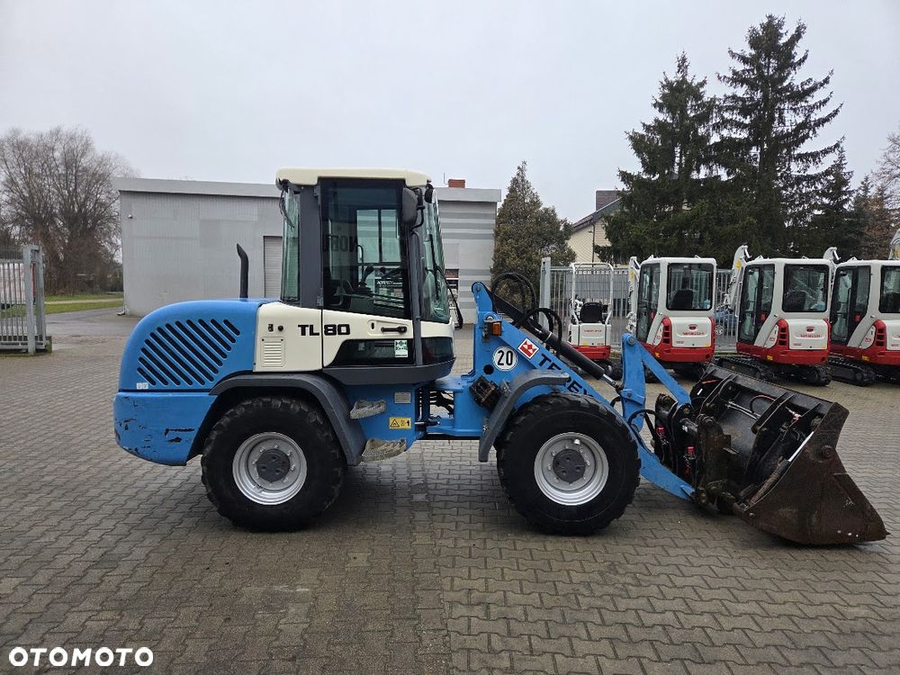 Terex Ładowarka Kołowa TEREX TL80 łyżka krokodyl + widły - 6