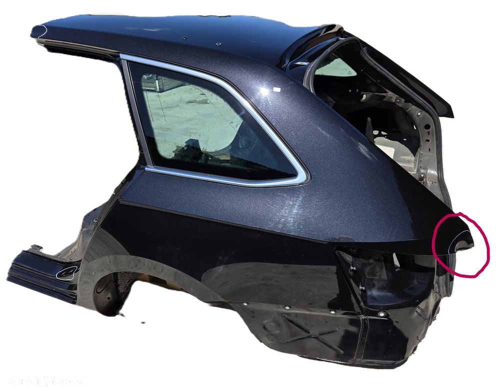ĆWIARTKA BŁOTNIK PRAWY TYŁ LEWY WANNA  EUROPA ORYG SKODA SUPERB III 3 3V KOMBI LF7C 24R