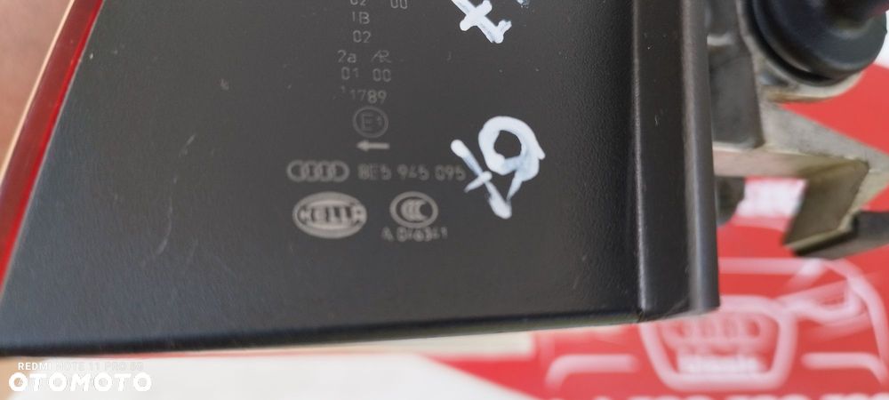 Lampa Lewy Tył Oryginalna HELLA Audi A4 B7 Sedan 2007 Części Blask Gołdap - 6