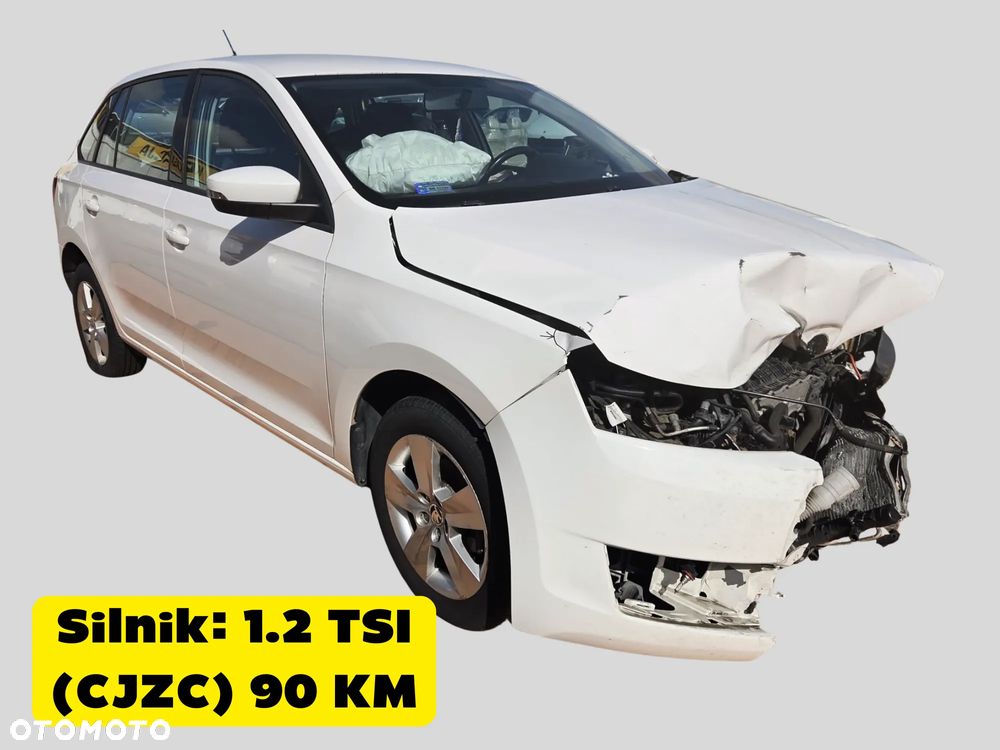 Skoda Rapid Spaceback 2016 Silnik 1.2 TSI (CJZC) 90 KM (66 kW) LF9E Na części silnik, drzwi, klapa bagażnika, zderzak, lampa - 2