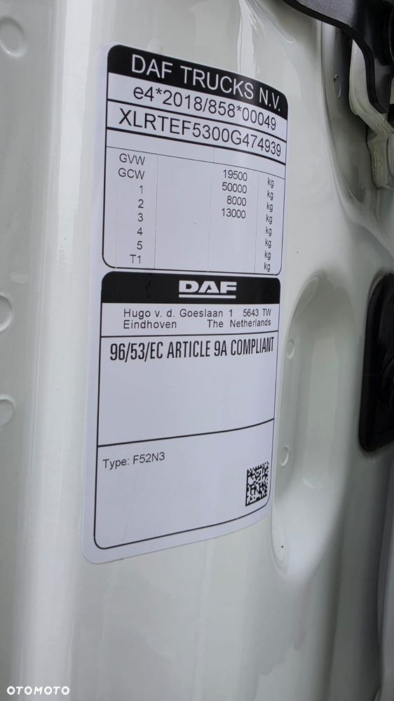 DAF DAF///XG///480///2024///JEDYNE  117TYŚ KM///FULL LED///VIRTUAL COCPIT///ALUMINIOWE///GWARANCJA/// FELGI///ZABUDOWY MIĘDZYOSIOWE///DUŻE ZBIORNIKI///STAN JAK NOWY. - 40