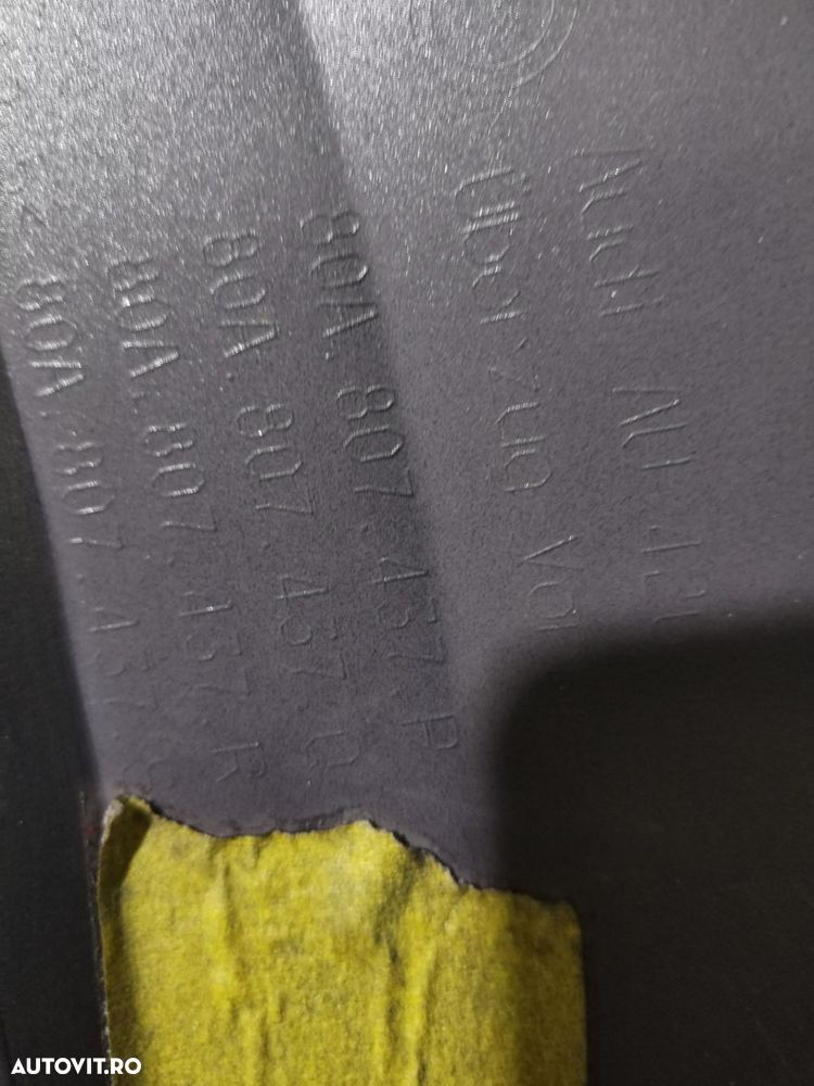 Bara fata Audi Q5 S-Line, SQ5, 2020, 2021, 2022, 2023, 2024, cod origine OE 80A807437P. - 16