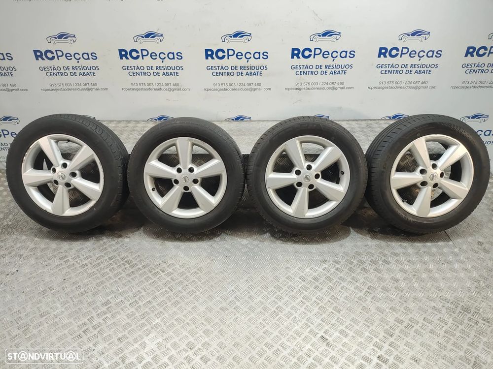 Conjunto de jantes 17 Nissan Qashqai J10 6,5J ET40 5x114,3 Original - 21