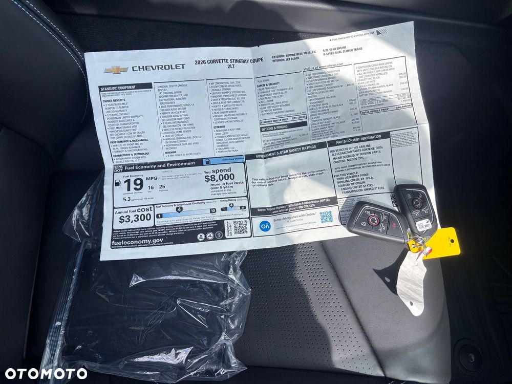 Chevrolet Corvette Stingray 2LT 6.2 V8 Automatik - 20