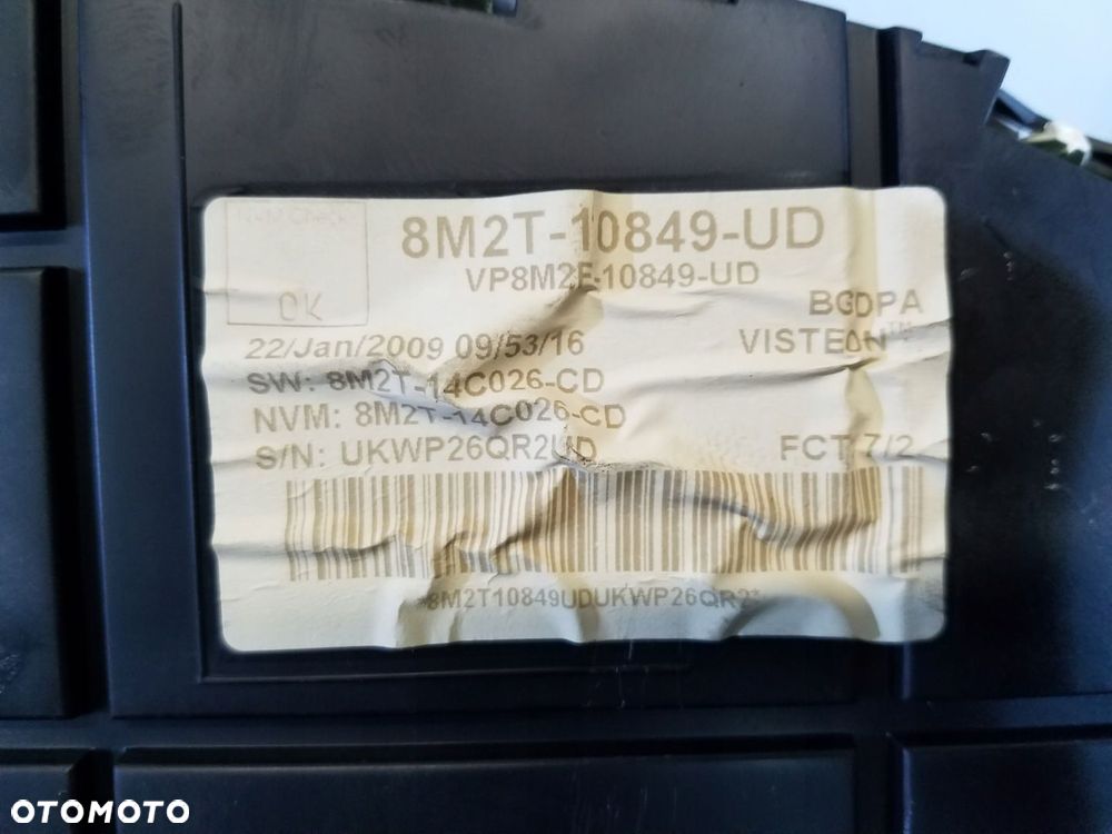 LICZNIK ZEGARY FORD MONDEO MK4 2.5 B 8M2T-10849-UD - 3