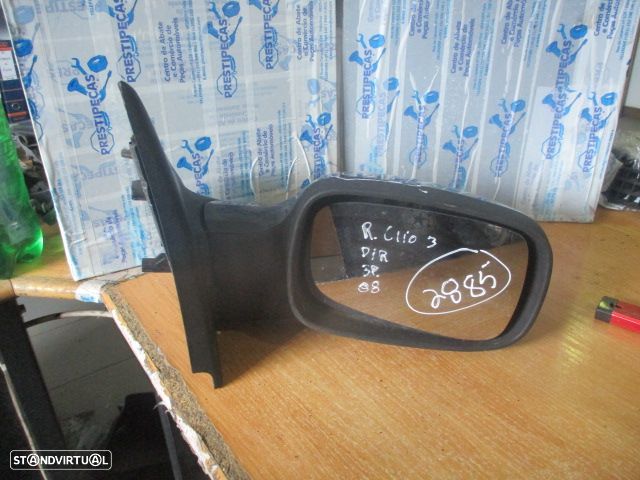 Espelho 12443070 RENAULT CLIO 3 2008 DRT 3P 7 PINOS - 1