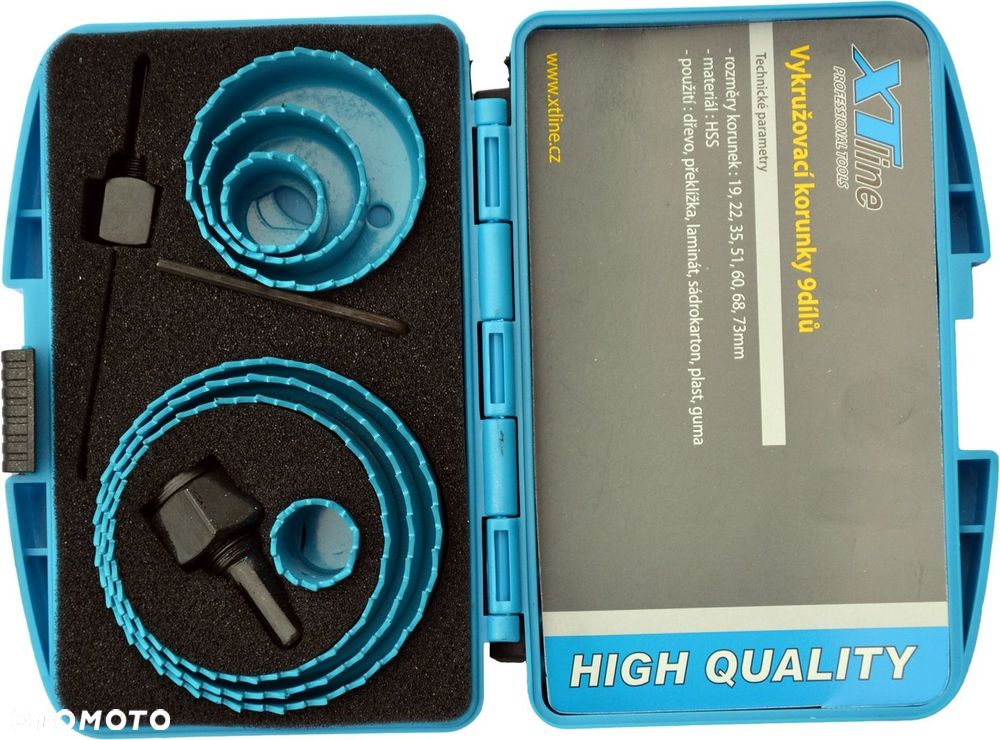 OTWORNICA DO DREWNA PLASTIKU GUMY LAMINATU 19-73mm - 1
