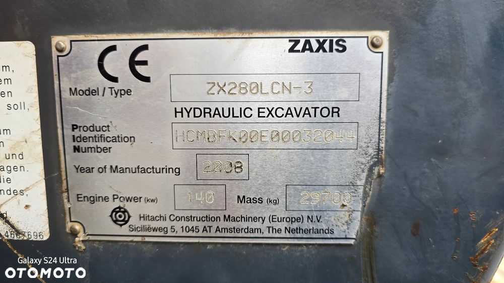 Hitachi Zx280 - 13