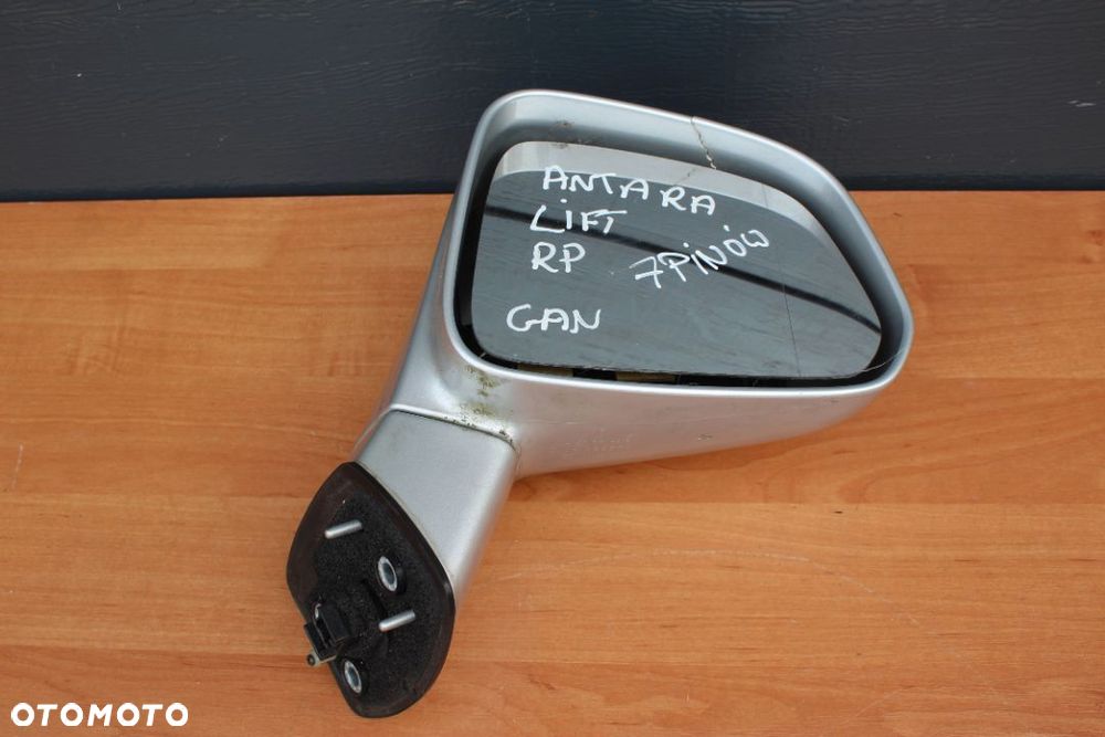 LUSTERKO ZEWNĘTRZNE PRAWE OPEL ANTARA GAN 7 PINÓW - 1