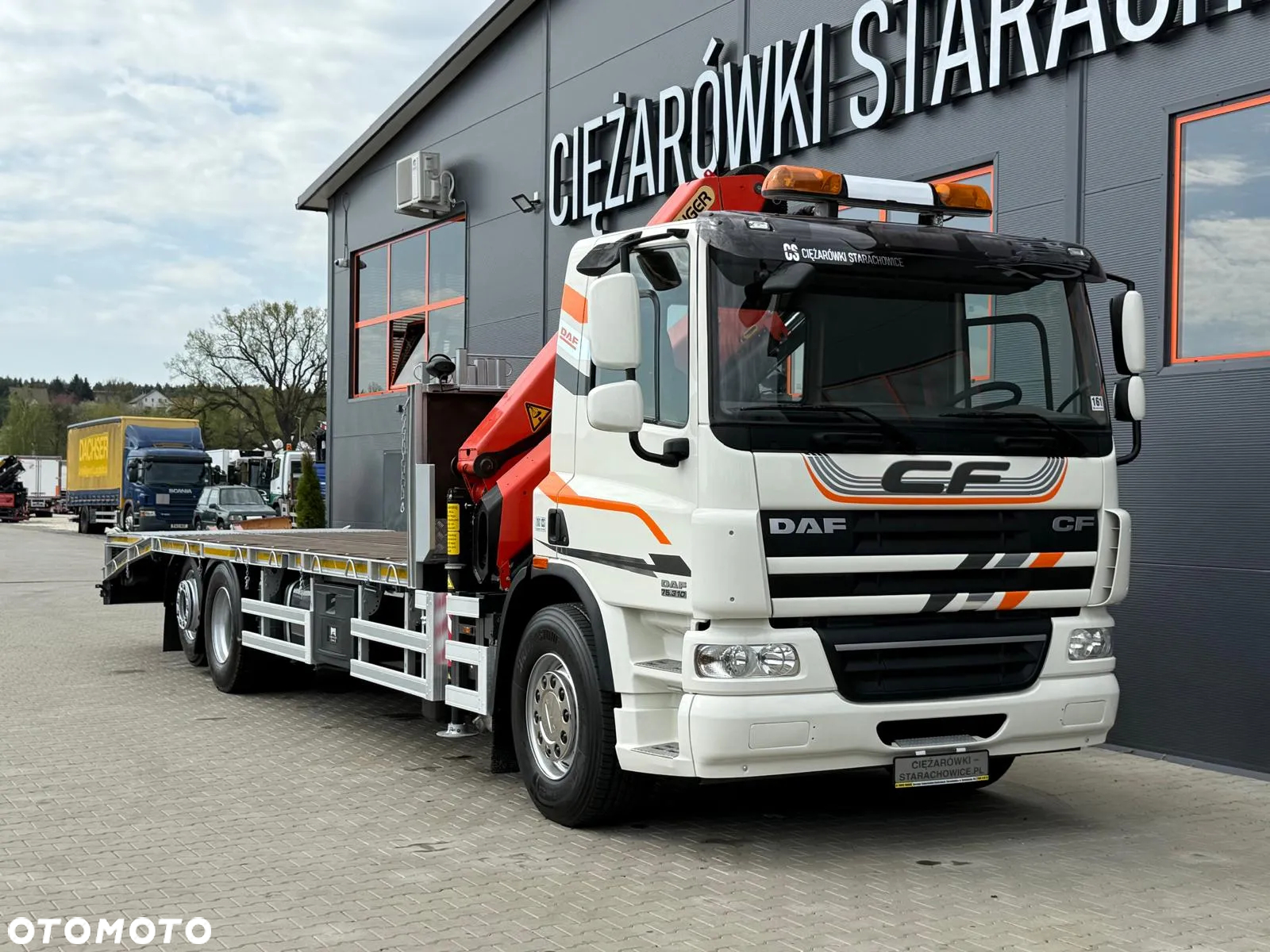DAF DAF CF 75.310 / E5 / 6x2 / laweta + żuraw PALFINGER PK 18002 EH / platforma , pomoc drogowa , skrzynia - 9