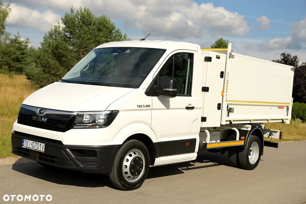 Volkswagen CRAFTER MAN TGE 5.160 * WYWROTKA * BOGATY * PRZEB: 18 000km! * JAK NOWY! - 4