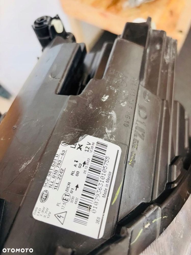 LAMPA LEWA REFLERTOR LEWY VW NEW BEETLE BI XENON  LED DZIENNY DEMONTAŻ EU - 11