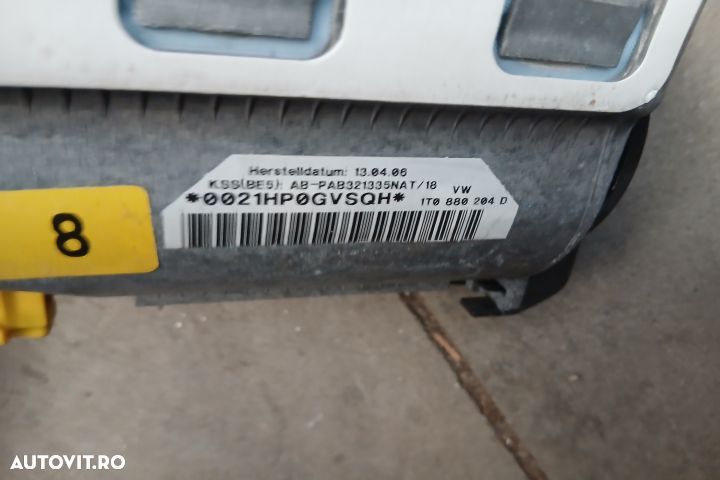 Kit airbag cu plansa de bord 1T1857705A 1T1857706A 1T0880204D 1T09096 - 6