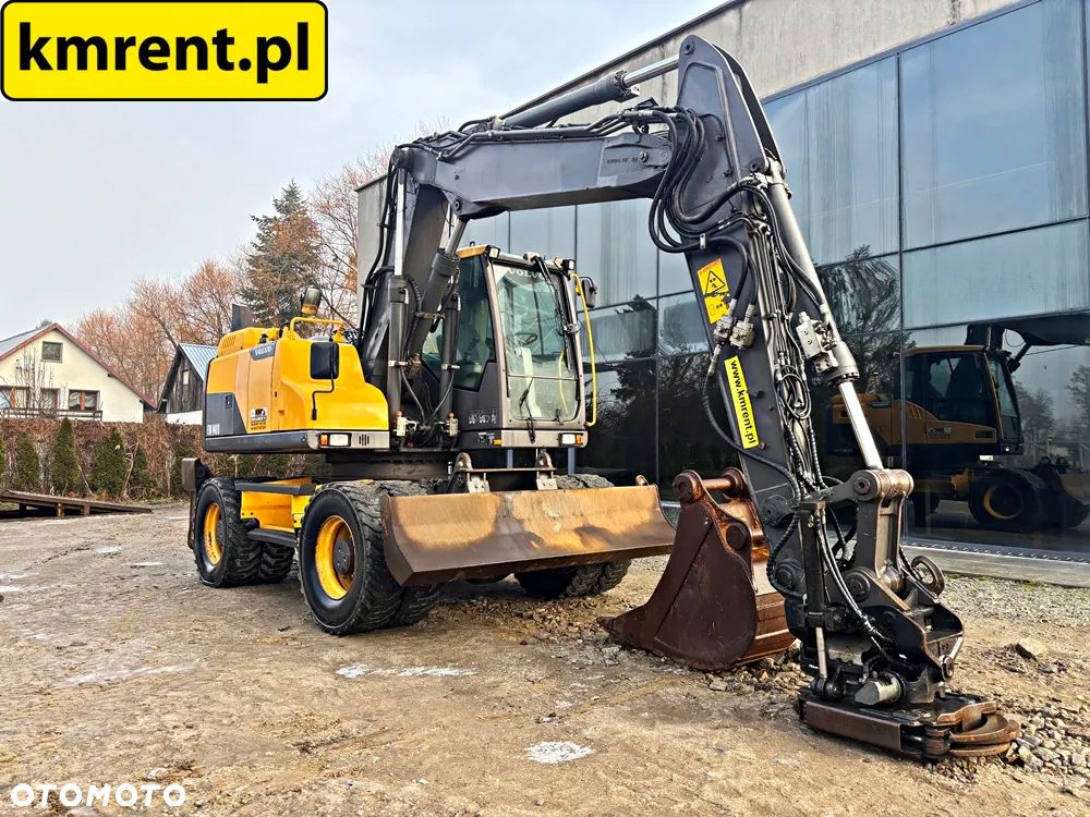 Volvo EW 140 D KOPARKA KOŁOWA GŁOWICA OBROTOWA ZE SZCZYPCAMI 2012R | Volvo ew160 , komatsu pw148 , JCB 145 175 , cat 313 316 , mecalac 15mwr - 7