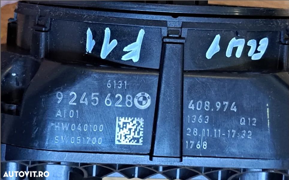 SZL panglica volan manete comenzi semnalizare stergatoare spira volan model cu vibratii, side assist bmw F11+LCI - 5