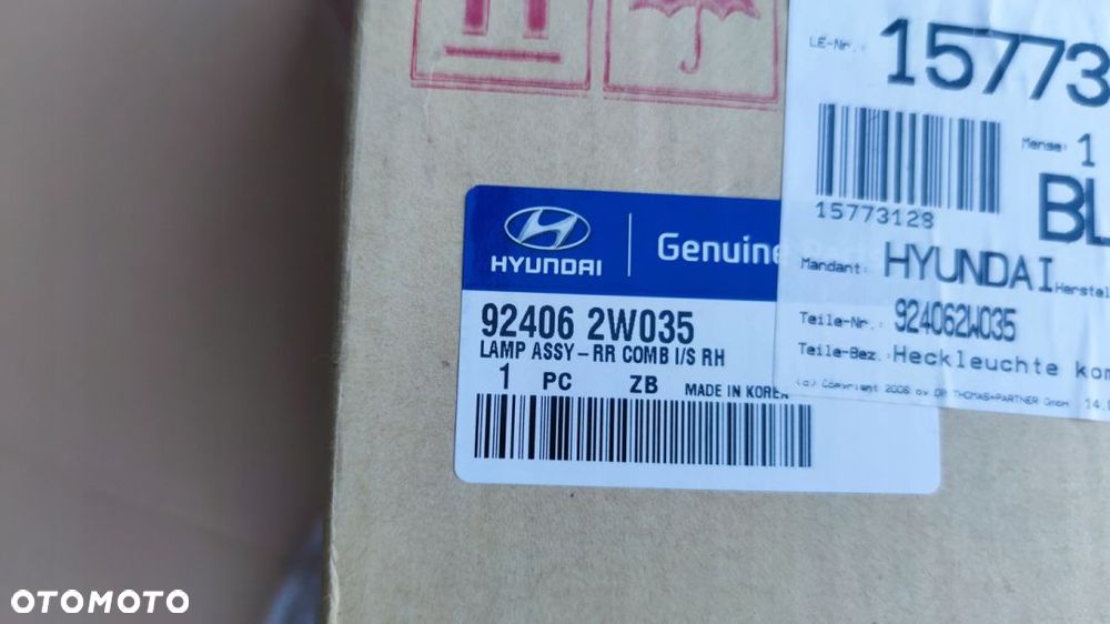 Hyundai Santa Fe III 12- Lampa Tylna Tył R Komplet - 5