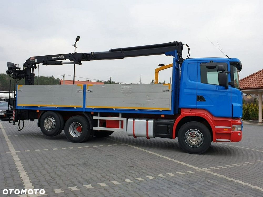Scania R 400 LB 6x2 HDS Budowlanka Widły Oś Skrętna Super Stan - 5