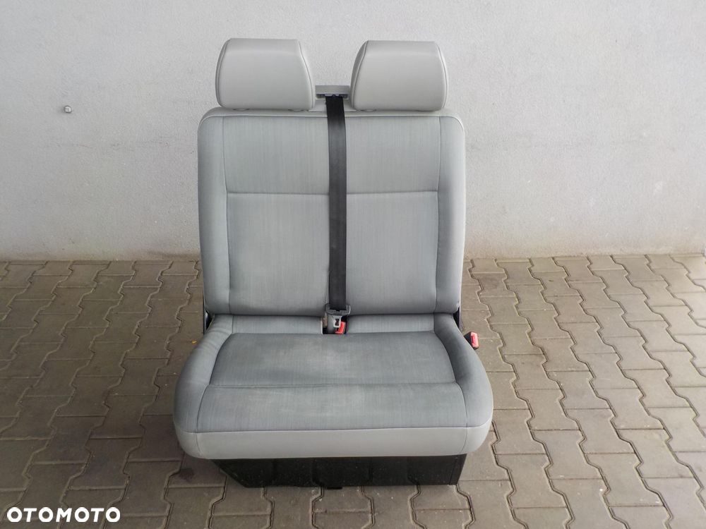 VW T5 T6 FOTEL PODWÓJNY PASAŻERA PRZÓD DWÓJKA POCZTA - 1