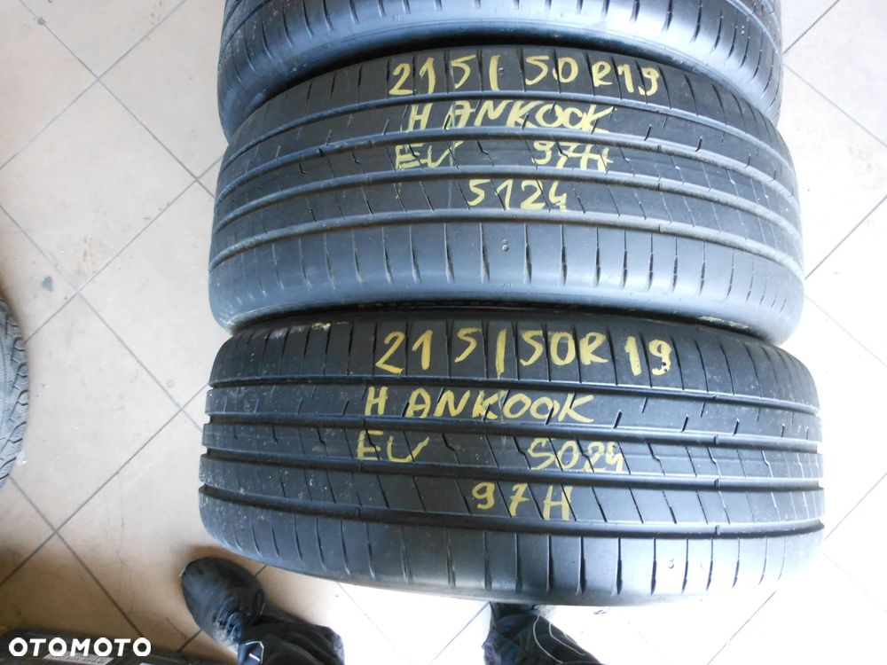 Opony 215/50r19 hankook ion evo evo soundabsorber 6,8mm  lato komplet - 2