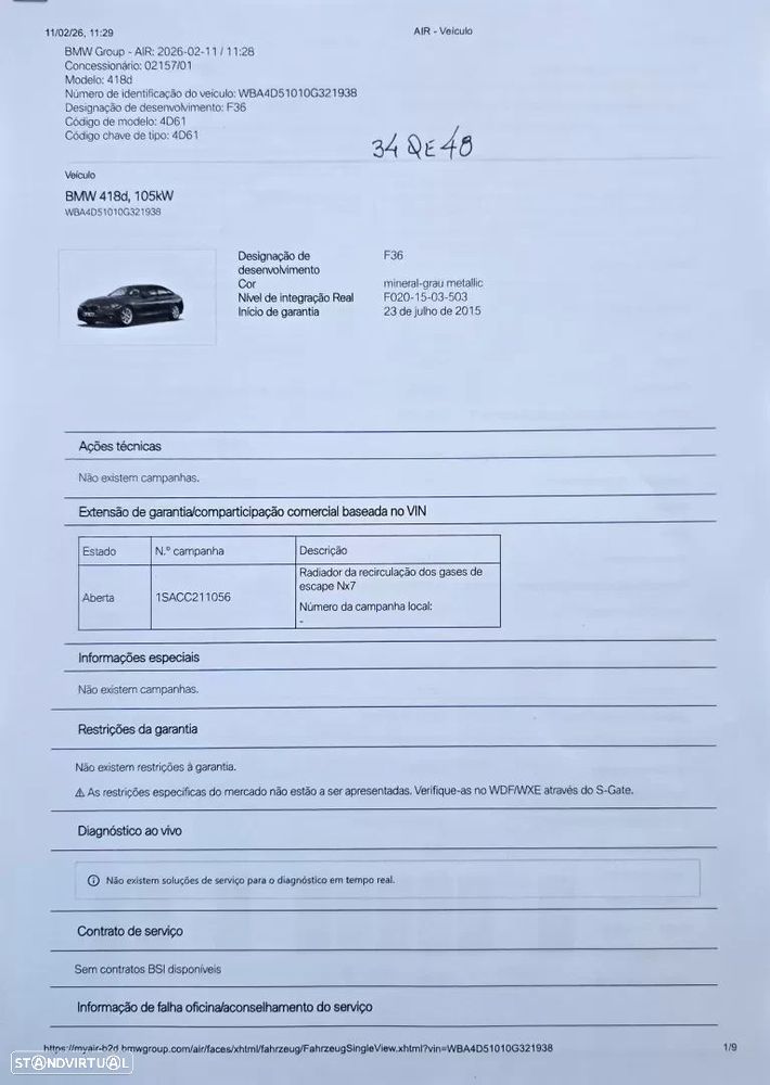 BMW 418 Gran Coupé d Line Sport Auto - 55