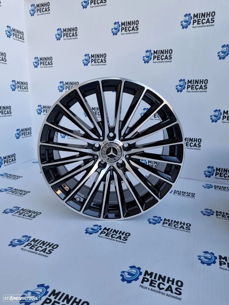 Jantes Mercedes Novo Class C (W206) AMG em 19 Preto Polido - 8