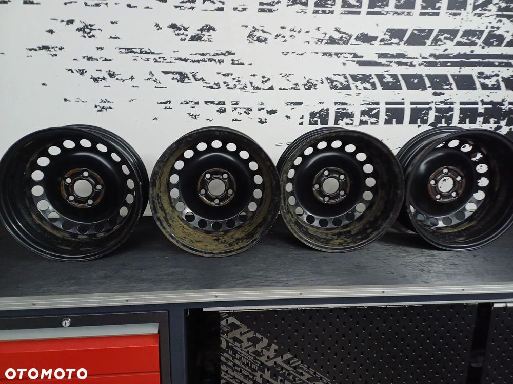 felgi stalowe 5x100 15 Audi A1 seat ibiza skoda fabia praktik Roomster S618 - 7
