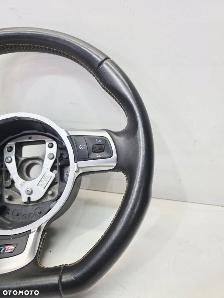 KIEROWNICA SKÓRA MULTI BIAŁA NIĆ ŚCIĘTA AUDI TT TTS 8J 8J0419091K BDB 23/25 - 10