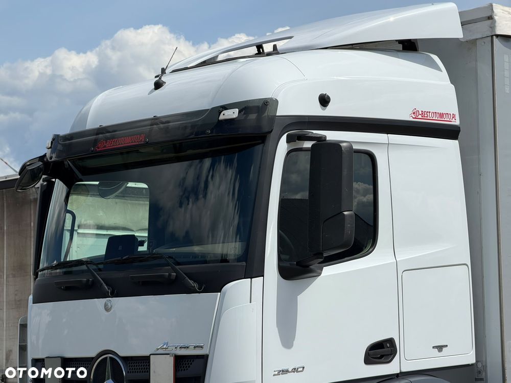 Mercedes-Benz ACTROS 2540 / FIRANKA / WINDA / 20 EUROPALET / OŚ PODNOSZONA / AUTOMAT / E6 / 2018 ROK / NISKI PRZEBIEG / SPROWADZONY - 9