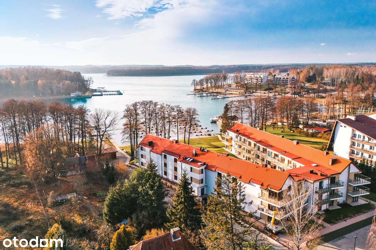 Apartament z własnym miejscem cumowniczym nad jeziorem Kisajno.