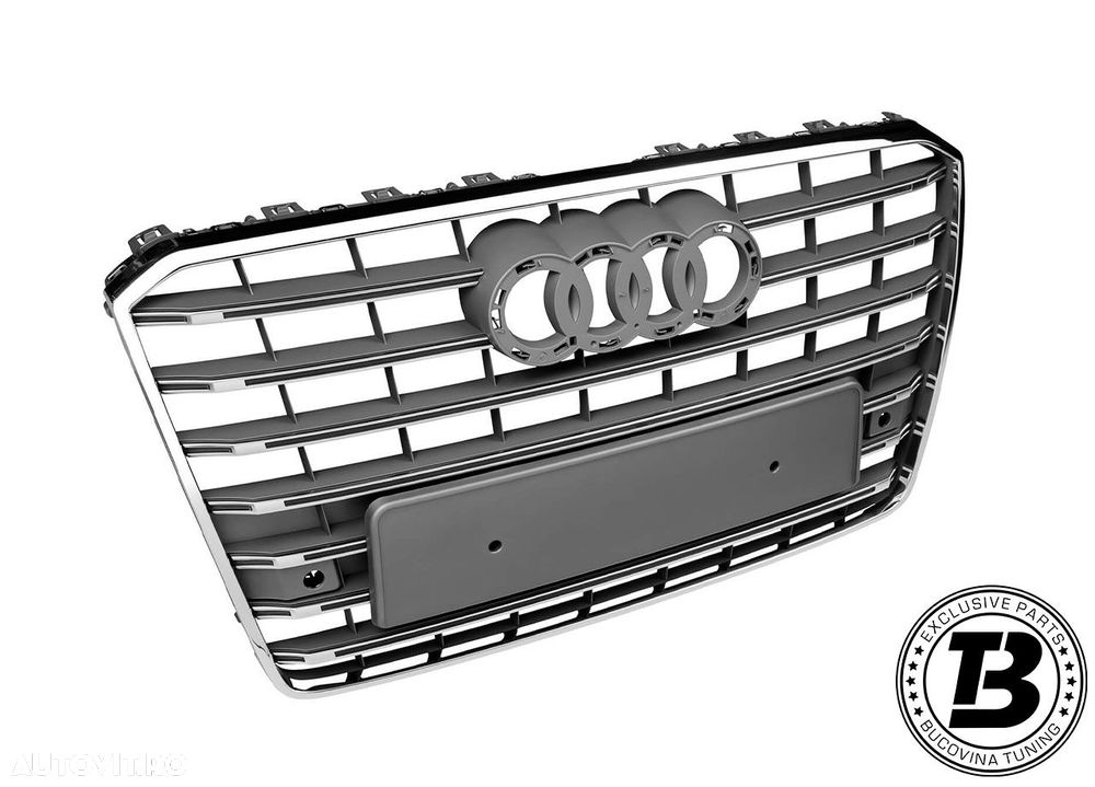Pachet Exterior compatibil cu Audi A8 D4 Facelift S8 Design - 4