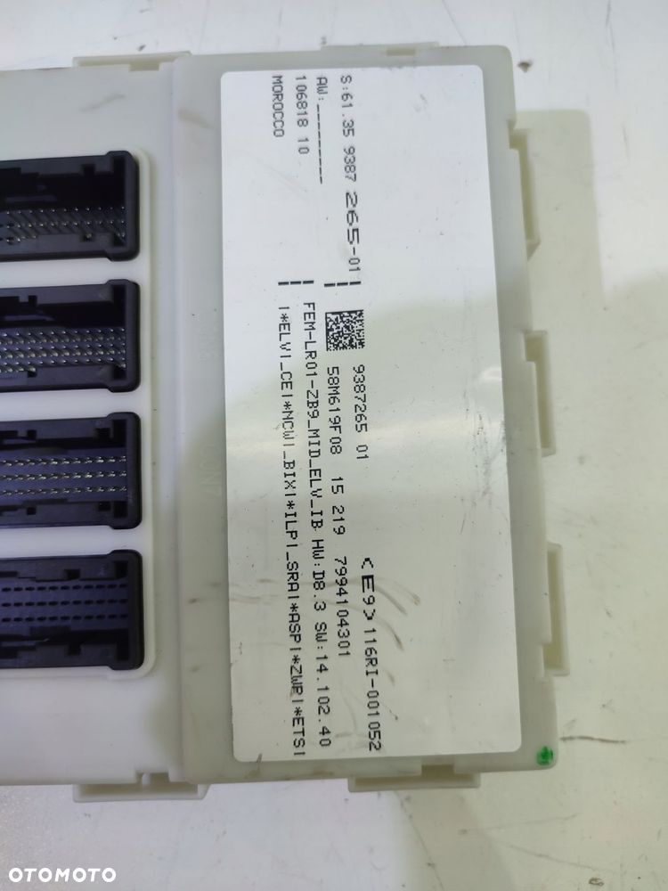 BMW F30 F20 MODUŁ STEORNIK FEM 9387265 - 2