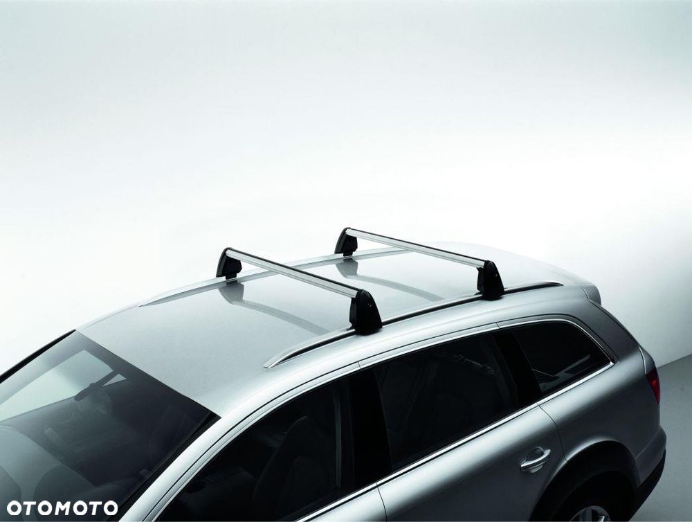 Audi Q7 I 4L 2006-2015 bagażnik dachowy oryginał Audi alu klucz - 1