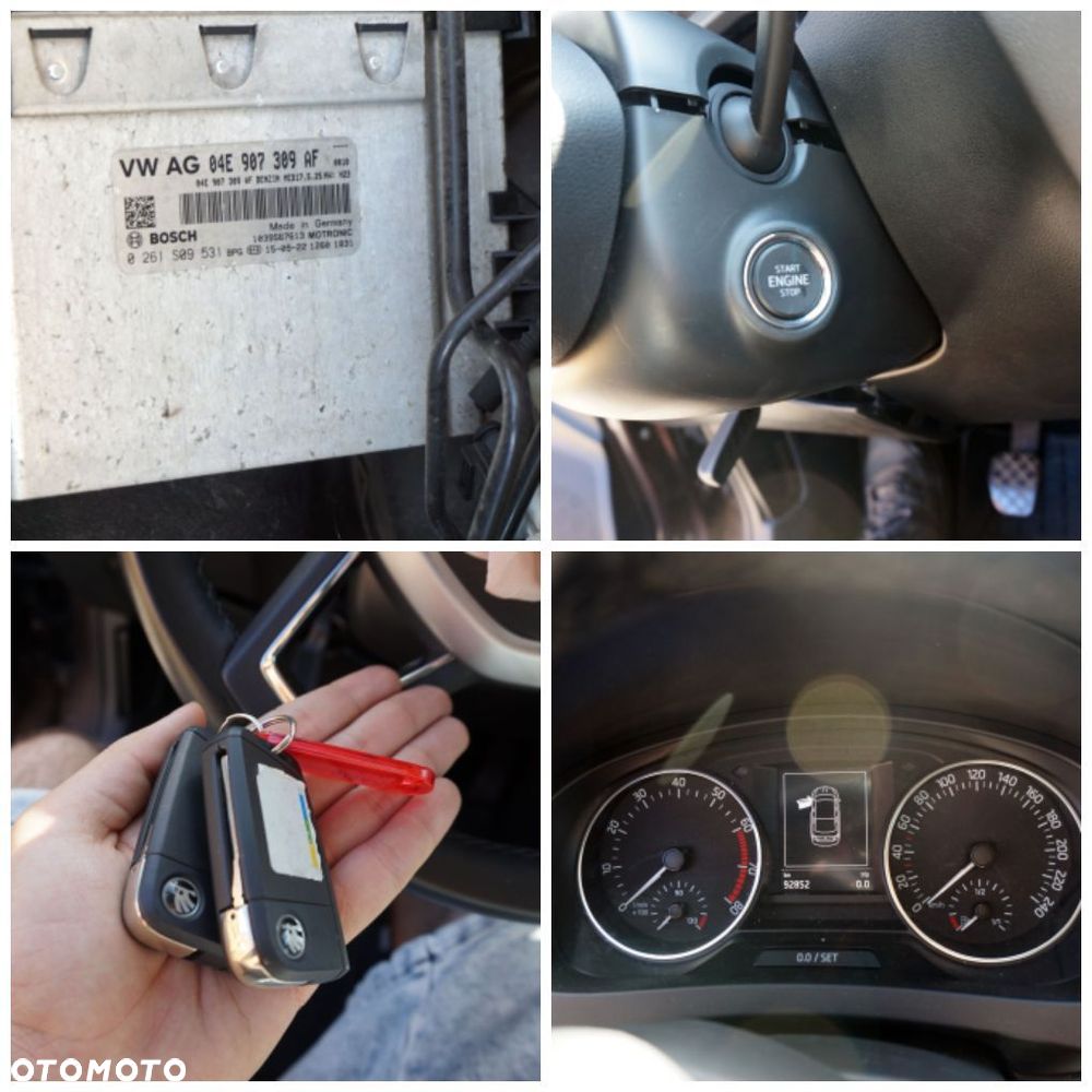 ZESTAW STARTOWY ODPALENIA RAPID NH3 1.2 TSI KEYLESS START STOP SKODA 2012-2019 - 1