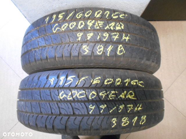 Opony 195/60r16c goodyear cargo marathon 9mm lato para