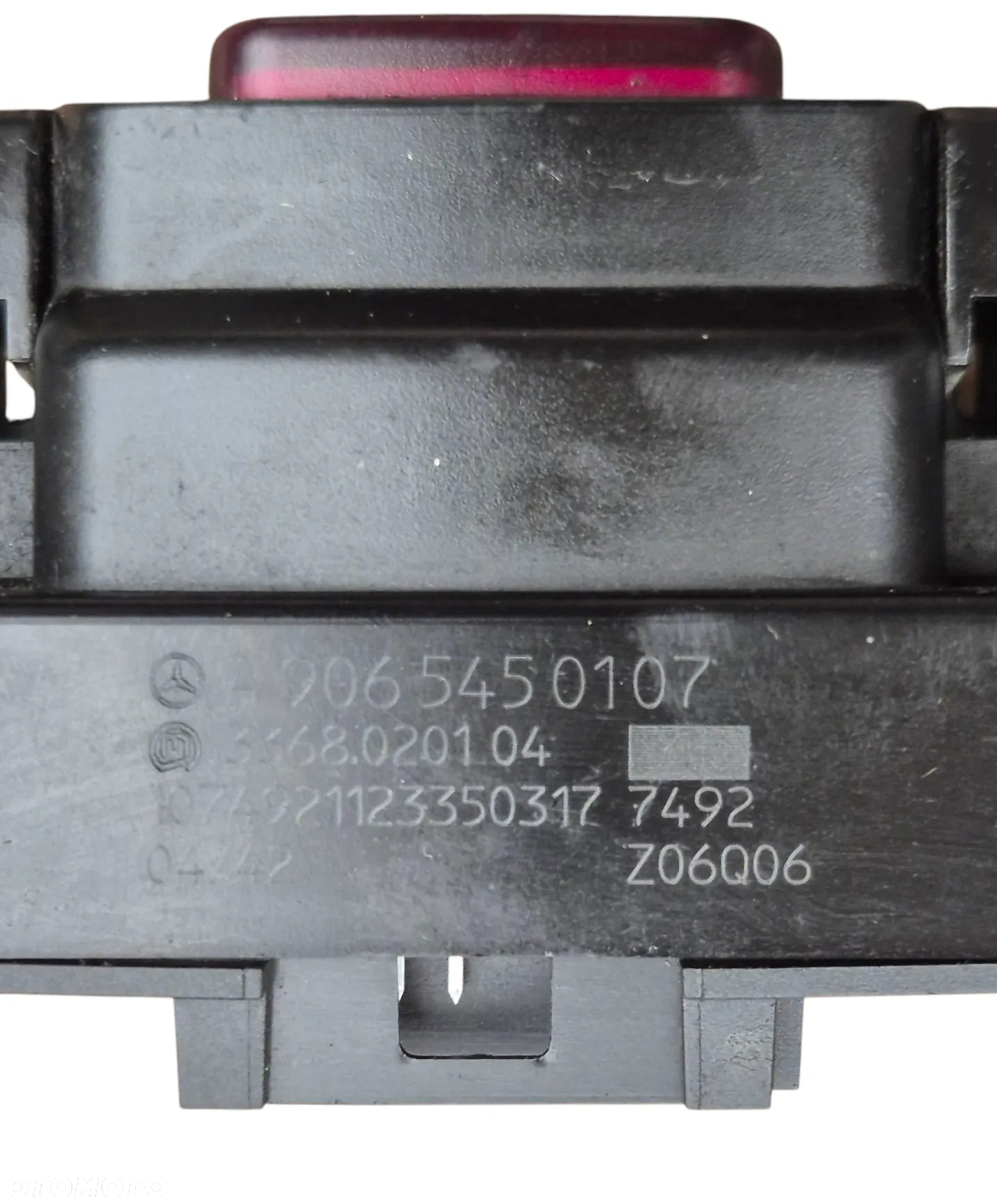 PANEL STEROWANIA PRZEŁĄCZNIK WŁĄCZNIK AWARYJNYCH MB SPRINTER 906 A9065450107 - 8